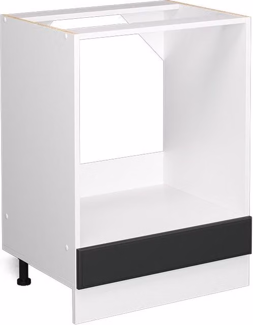 Vicco Armario para horno empotrado R-Line estilo casa de campo, color antracita, Ancho: 60 cm