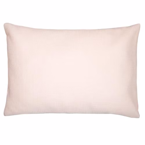 Funda de almohada Sevira Kids para niños en algodón reversible rosa con diseño de animales y tejido transpirable