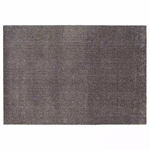 Alfombra Oviala lisa de polipropileno en color gris, An/P/Al: 160 x 230 cm
