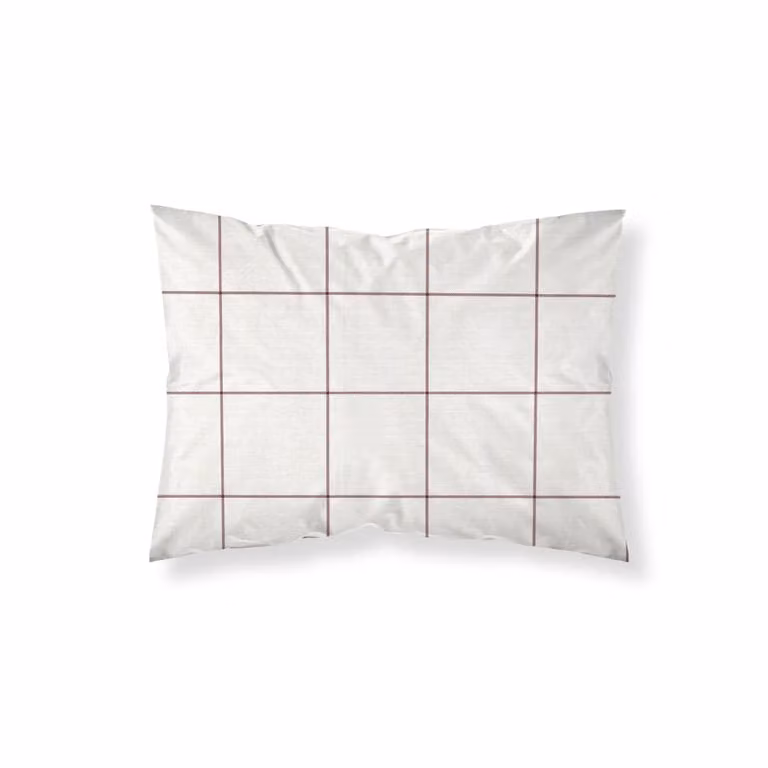 Funda de almohada Muare Home multicolor con diseño de cuadros para Navidad, 100% poliéster, An/P/Al: 45 x 125 cm