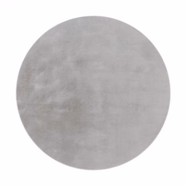Alfombra redonda Solina gris de 200 cm de diámetro para tu salón o dormitorio