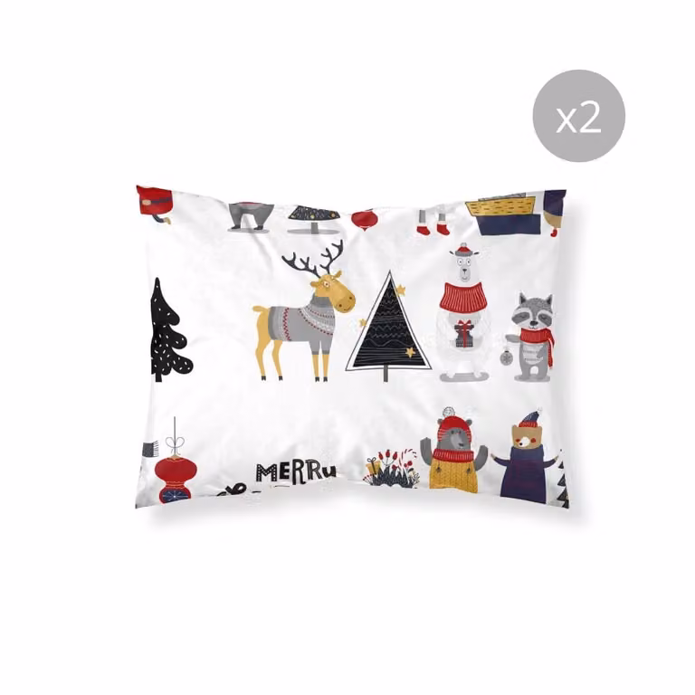 Pack de 2 fundas de almohada Muare Home con diseño gráfico multicolor de poliéster, An/P: 50 x 80 cm
