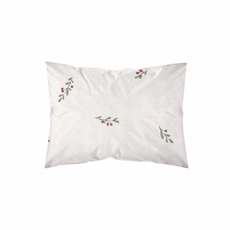 Funda de almohada con diseño floral multicolor de poliéster para adultos, 65 x 65 cm