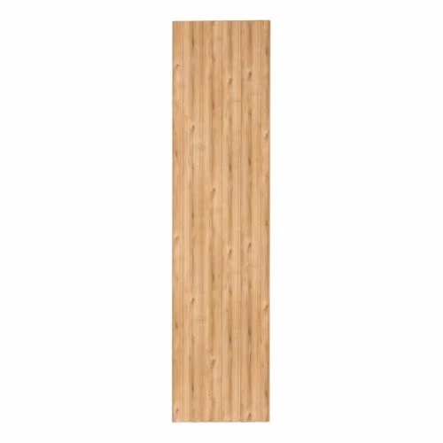 Lote de 2 paneles murales decorativos Alcov de Atmosphera en beige y marrón con acabado de madera, An: 30 cm, Al: 240 cm