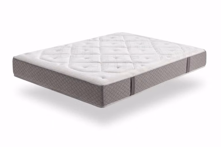 Colchón viscoelástico Moonia con gel, antibacterial y regulación de temperatura, color blanco, An/P: 160 x 200 cm, Altura: 26 cm