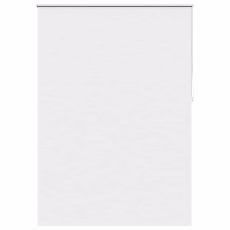 Estor enrollable opaco vidaXL de poliéster térmico, color blanco y plata, An/P/Al: 140 x 1 cm x 230 cm