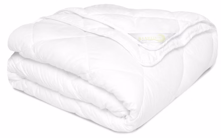 Juego de dos edredones Beautissu 4 estaciones para adultos, color blanco, An/P: 155 x 220 cm