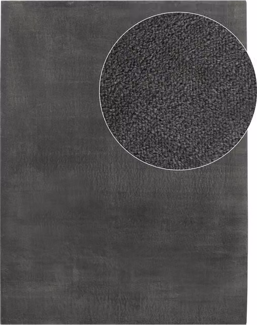 Alfombra Calissa antracita de diseño moderno, lavable y antideslizante, An x P: 300 x 400 cm