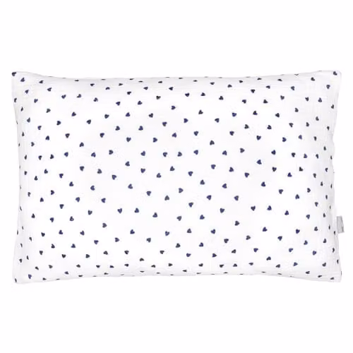 Funda de almohada reversible Sevira Kids para niños de algodón transpirable con diseño floral, An/P: 60 x 40 cm