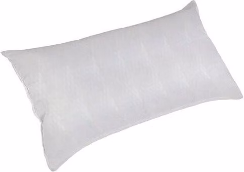 Almohada de microfibra Pikolin Cosmo de firmeza media, hipoalergénica y transpirable, color blanco, An/P/Al: 60 x 40 x 7,5 cm