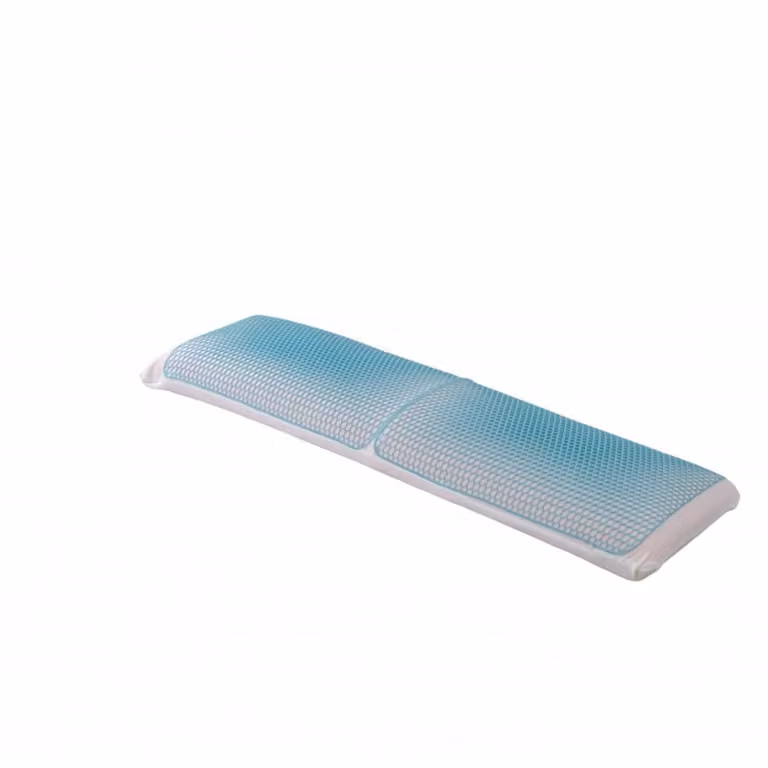 Almohadón viscoelástico Reca Bedding con funda desenfundable, transpirable y antibacteriano, An/P/Al: 150 x 40 cm