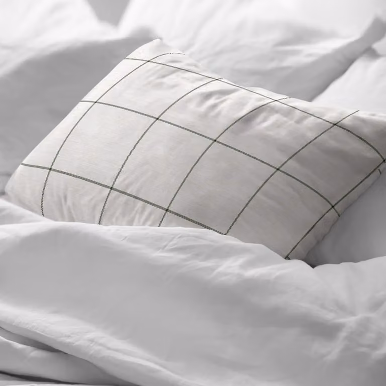 Funda de almohada Muare Home multicolor con diseño de cuadros navideños, 100% poliéster, An/P/Al: 80 x 80 cm