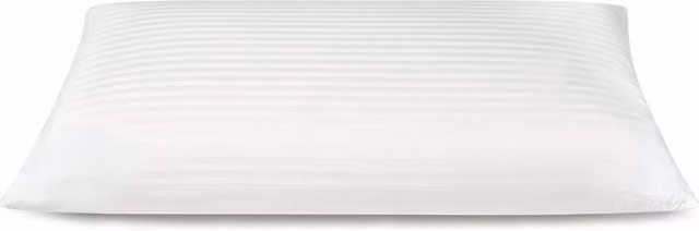 Almohada de viscoelástica y bambú Velfont blanca con funda extraíble y transpirable An/An/Al: 75 x 40 x 40 cm
