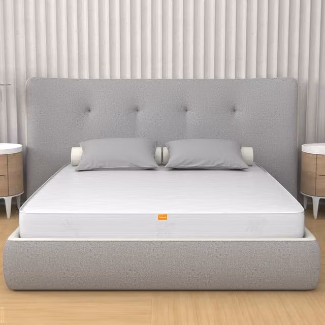 Colchón MiaSuite de Cold Foam con Aloe Vera, color blanco, An/P: 150 x 180 cm, Altura: 10 cm