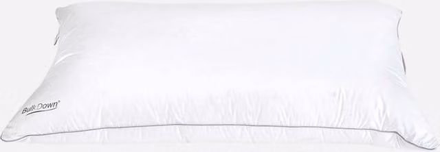 Almohada de plumón Ferdown Bulkdown con Tencel y Lyocell, color blanco, An/P/Al: 50 x 70 x 4 cm