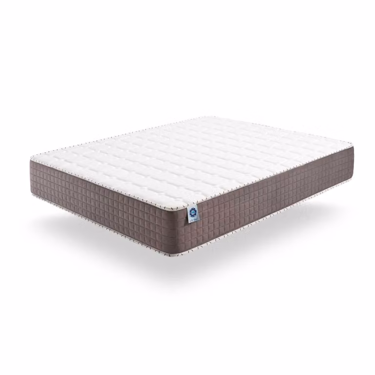 Colchón híbrido Naturalex de látex y espuma en azul y blanco, An/P/Al: 135 x 190 x 26 cm