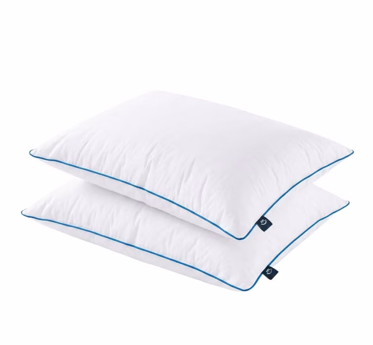 Almohada Morphea blanca de algodón y poliéster An/An/Al: 60 x 60 x 5 cm