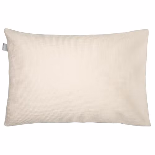 Funda de almohada para niños Sevira Kids de algodón reversible y transpirable, color beige, An/P/Al: 50 x 70 cm