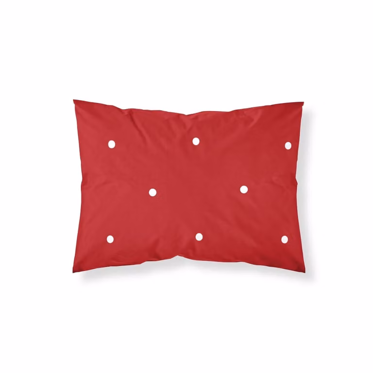 Funda de almohada de Navidad Decolores Home de algodón en color rojo, An/Al: 45 x 125 cm