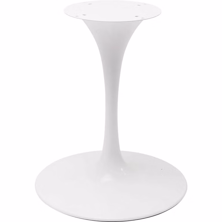 Armazón de mesa Invitation de Kare Design en color blanco, redondo, de metal lacado, Diámetro: 60 cm