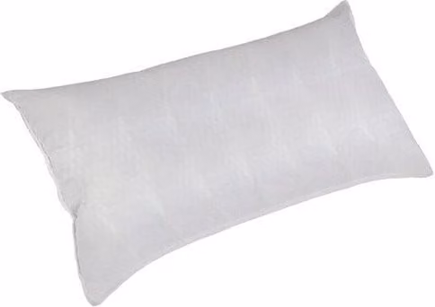 Almohada de microfibra Pikolin Cosmo de firmeza media, hipoalergénica y transpirable, An/P/Al: 90 x 40 x 1 cm, color blanco