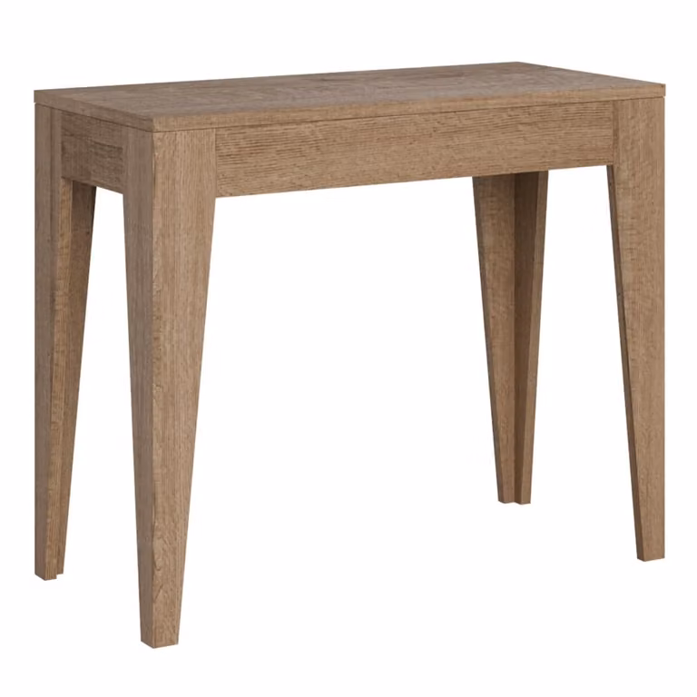Consola extensible Itamoby en color roble natural para salón o comedor