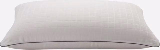 Almohada de látex Talalay Dunlopillo blanca, transpirable y antibacterial, An/P/Al: 80 x 40 x 4 cm