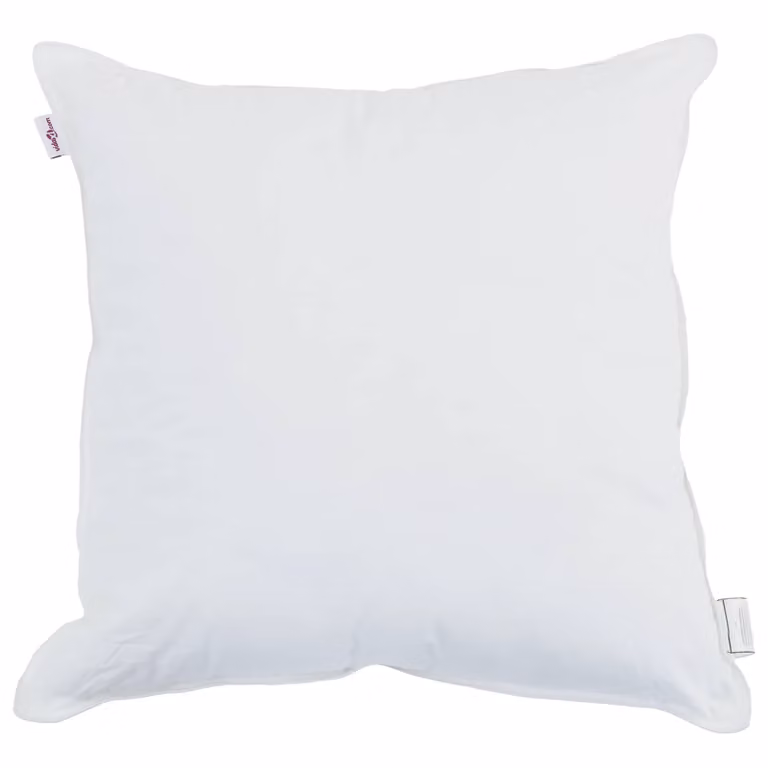 Set de 2 almohadas cuadradas vidaXL de algodón en color blanco, An/An/Al: 80 x 80 x 80 cm