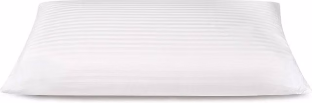 Almohada de viscoelástica y bambú Velfont blanca con funda extraíble y transpirable