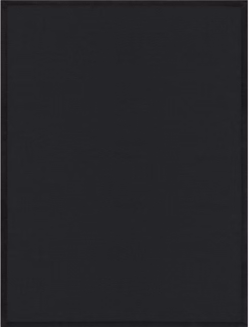 Alfombra infantil lavable Atami negra An/P/Al: 140 x 200 cm