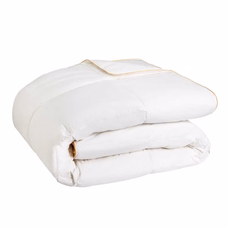 Relleno nórdico de plumón de oca Cotton Artean blanco para invierno, 240 x 220 cm