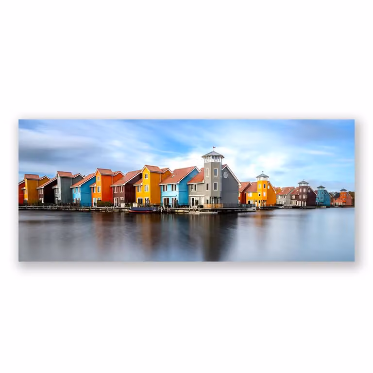 Impresión en lienzo Legendarte Reitdiephaven multicolor An/P/Al: 80 x 120 cm